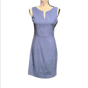 Banana Republic periwinkle blue classic sheath dress size 6p